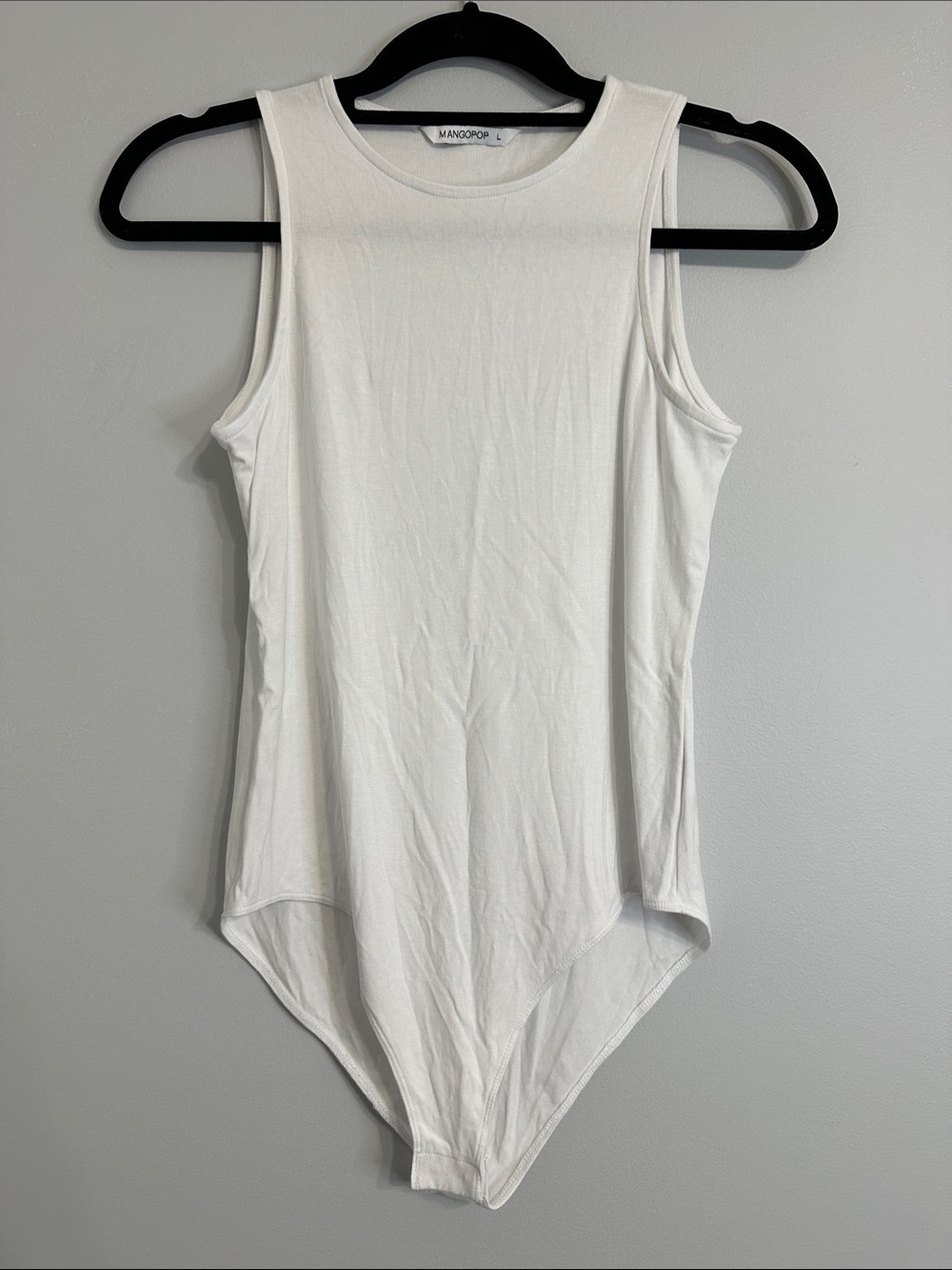 NWOT White Sleeveless Bodysuit